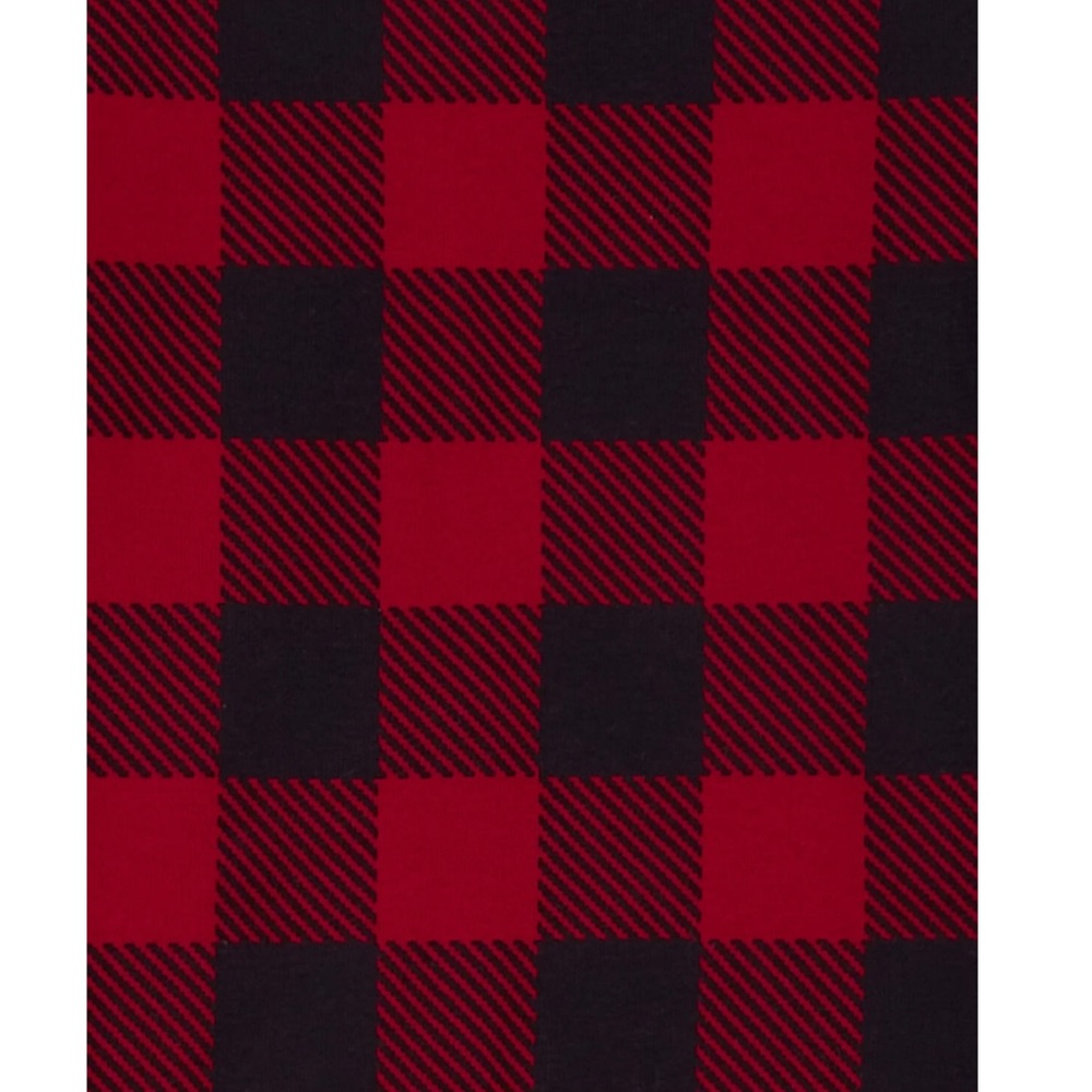 Carter’s Kids Buffalo Check Plaid Shirt and Pants Pajamas - Picture 2 of 3